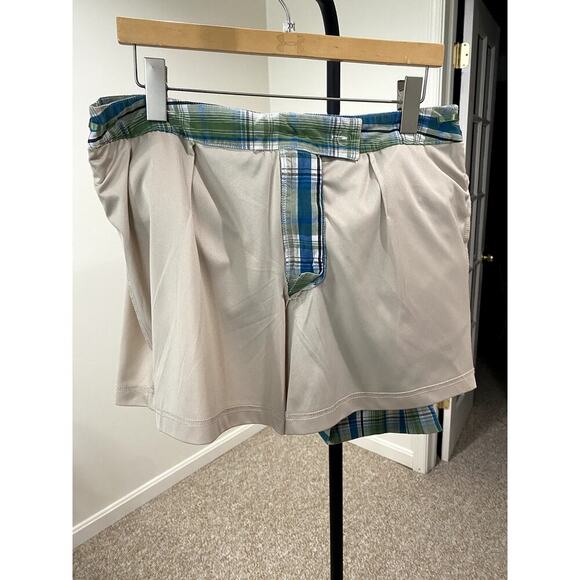 Izod Green/Blue/White Plaid Skort  - Size 14 (EUC) - Picture 7 of 9